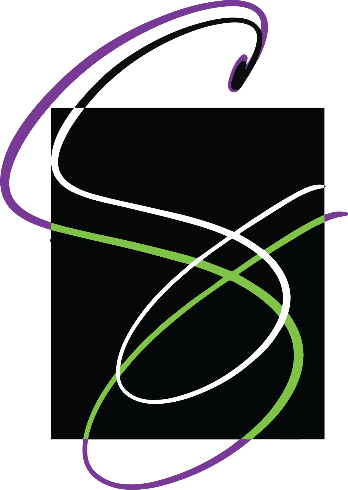 ss white black green purple